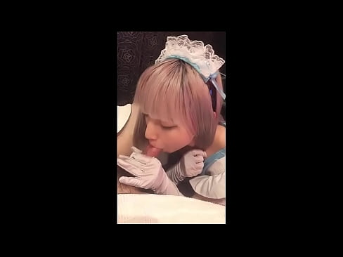 ❤️ Японы шүтээн [маюка], Францын үйлчлэгчийн хувцас, 1-р хэсэг, лосьоноор дарж, хөхрөх ❤ Занхайнууд манайд ❌️